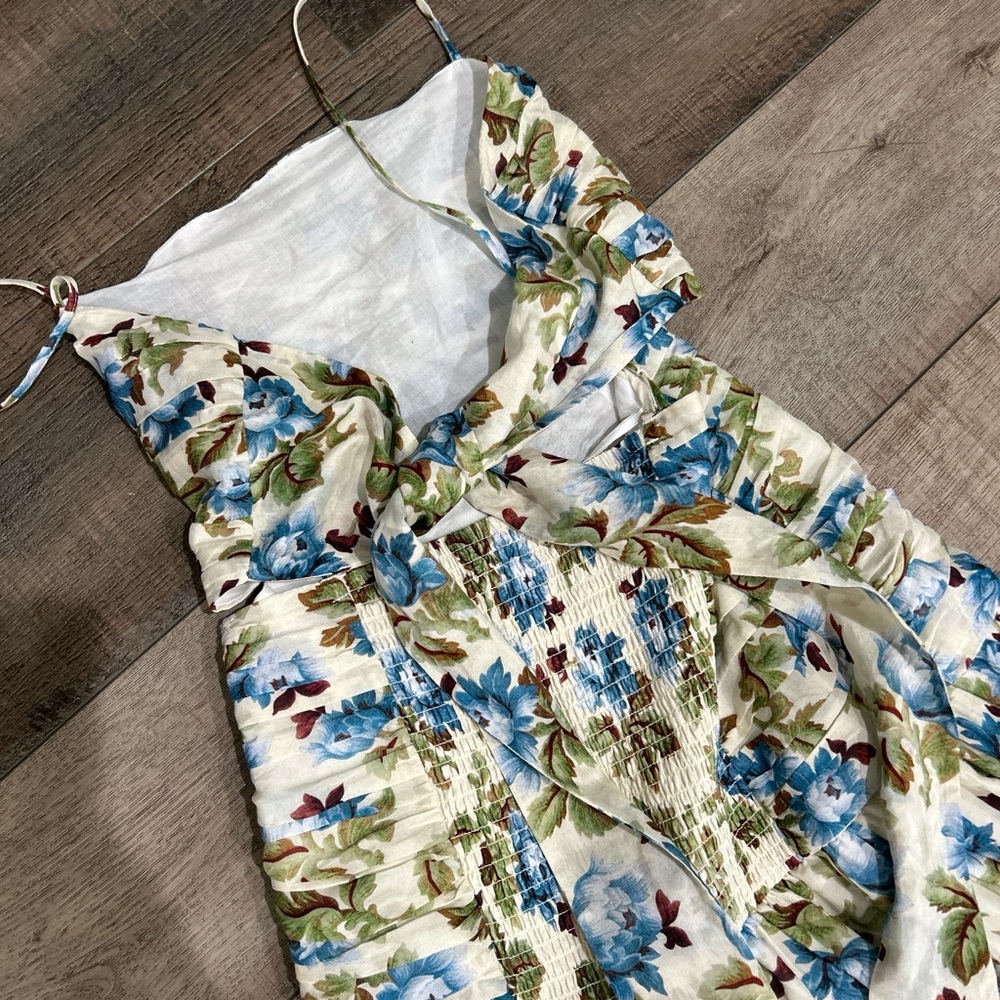 Posse Raquel floral cotton silk dress - Picture 6 of 10